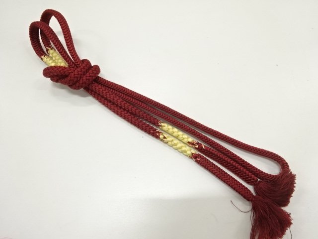 JAPANESE KIMONO / HANDTIED OBIJIME CORD